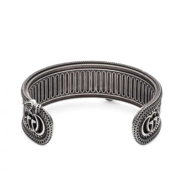 New Gucci GG Marmont Snake Cuff Bangle Bracelet - Picture 5 of 10